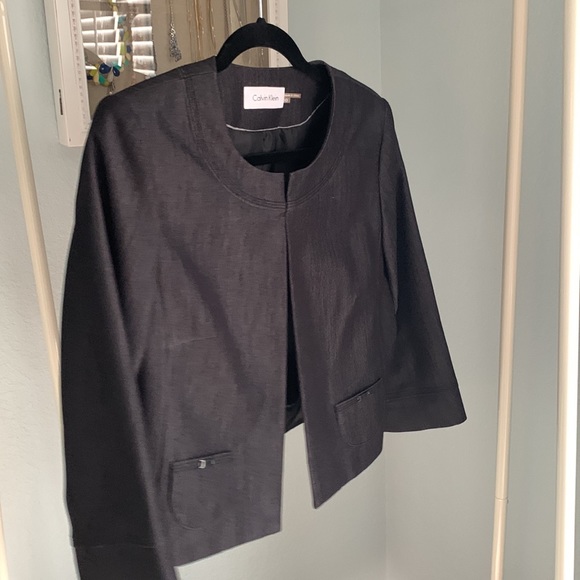 Calvin Klein size 10 jacket and dress set - Picture 3 of 5